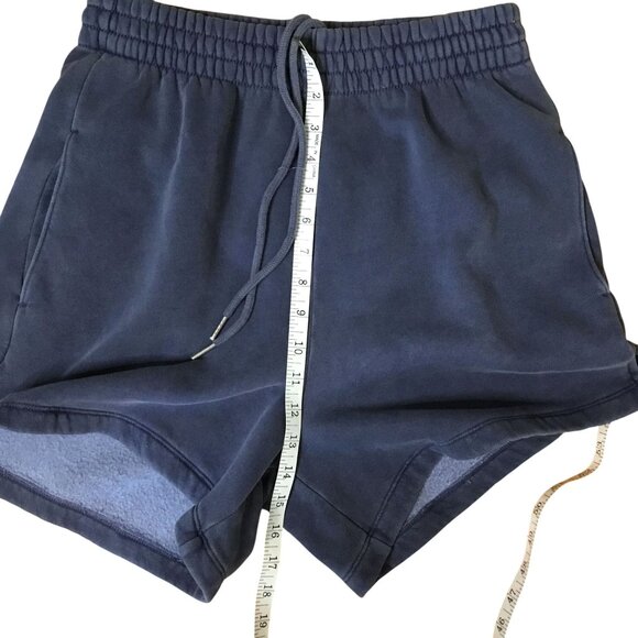 ABERCROMBIE & FITCH Women Navy Lounge Shorts Elastic Waist Soft Pockets NWT - Picture 4 of 9